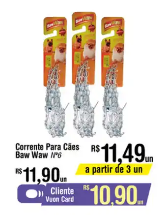 Fort Atacadista Corrente Para Caes Baw Waw oferta