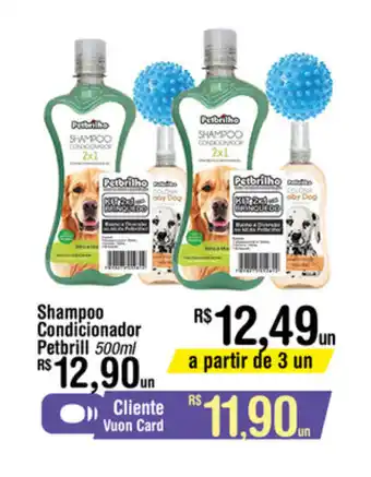 Shampoo Condicionador Petbrill 500ml