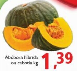 Supermercados ABC Abóbora híbrida ou cabotia kg oferta