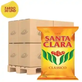 Fardo café santa clara almofada 250g com 20 und