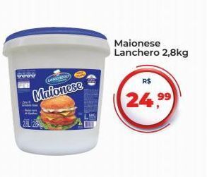 Tonin Superatacado Maionese lanchero 2,8kg oferta