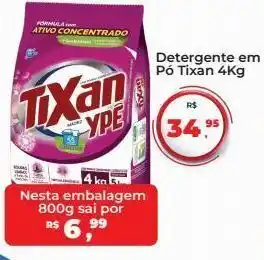 Tonin Superatacado Detergente em pó tixan 4kg oferta