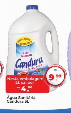 Tonin Superatacado Água sanitária candura 5l oferta