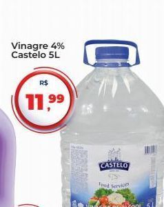 Tonin Superatacado Vinagre 4% castelo 5l oferta