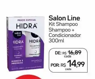 Drogal Kit shampoo + condicionador salon line 300ml oferta