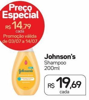 Drogal Shampoo johnson's 200ml oferta