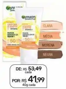 Drogal Protetor solar garnier 40g oferta