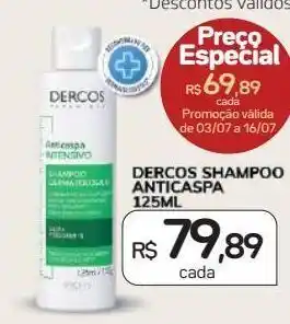 Drogal Dercos shampoo anticaspa 125ml oferta