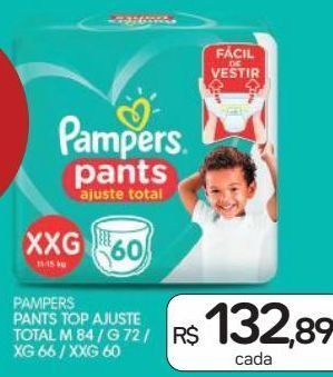 Drogal Pampers pants top ajuste total oferta