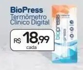 Drogal Termômetro clínico digital biopress oferta