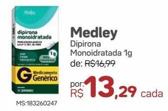 Drogal Medley dipirona monoidratada 1g oferta