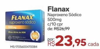 Drogal Flanax naproxeno sódico 500mg c/10 cpr oferta