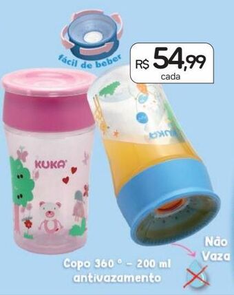 Drogal Copo 360º 200ml - antivazamento oferta