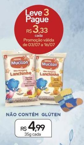 Snack mucilon meu primeiro lanchinho 35g