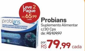 Drogal Probians suplemento alimentar c/30 cps oferta
