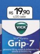 Drogal Vick pyrena grip 7 com 20 cápsulas oferta