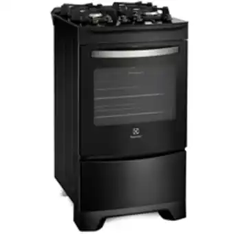 Bemol Fogão 4 bocas electrolux 52lpv classe a bivolt preto oferta