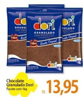 Atacadão Chocolate Granulado Dori Pacote com 1kg oferta