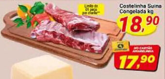 Amarelinha supermercados Costelinha Suína Congelada kg oferta