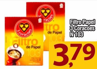 Filtro Papel 3 Coracoes N 103