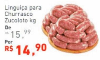 Extrabom Supermercados Linguiça para Churrasco Zucoloto kg oferta