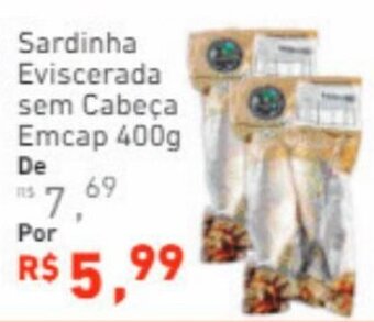 Extrabom Supermercados Sardinha Eviscerada sem Cabeça Emcap 400g oferta