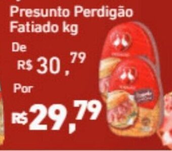 Extrabom Supermercados Presunto Perdigão Fatiado kg oferta