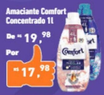 Extrabom Supermercados Amaciante Comfort Concentrado 1L oferta