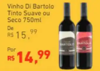 Extrabom Supermercados Vinho Di Bartolo Tinto Suave ou Seco 750ml oferta