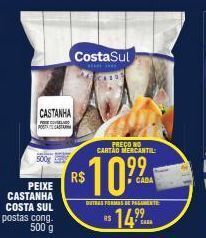 Mercantil Rodrigues Peixe castanha costa sul 500g oferta