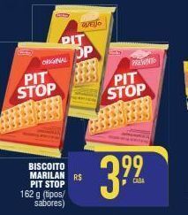Biscoito marilan pit stop 162g