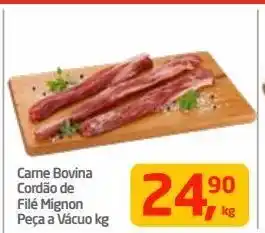 Tenda Atacado Carne bovina cordão de filé mignon kg oferta