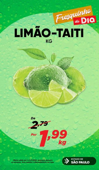Dia LIMÃO-TAITI KG oferta