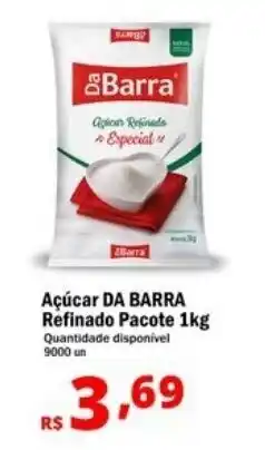 Açúcar DA BARRA Refinado Pacote 1kg
