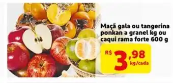 Mercado Extra Maca gala ou Tangerina Ponkan a granel 600g oferta