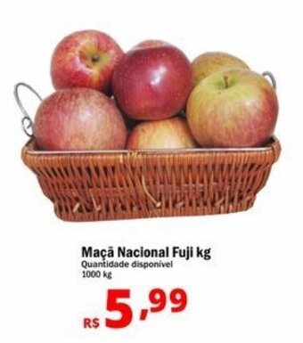 Althoff Supermercados Maçã Nacional Fuji kg oferta