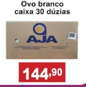 Calvo Atacadista Ovo Branco caixa 30 duzias oferta