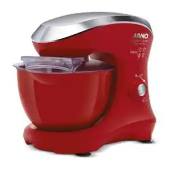Leroy Merlin Batedeira planetária arno superchef inox 750w vermelha km12 - 110v oferta