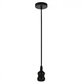 Leroy Merlin Pendente metal indie decor dot taschibra preto oferta