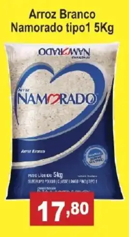 Calvo Atacadista Arroz branco Namorado tipo 1 5kg oferta