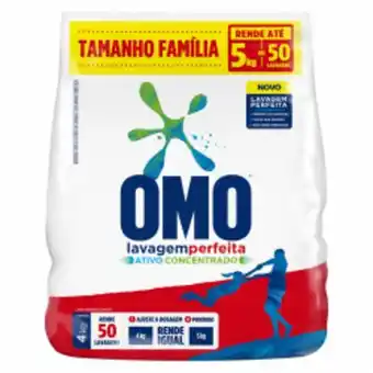 Supermercado Dalben Lava roupas em po omo 4kg lavagem perfeita oferta