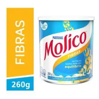 Big Box Composto lácteo em pó molico fibras lata 260g oferta