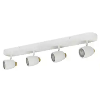 Leroy Merlin Spot de sobrepor retangular 4 lâmpadas nordic branco ip20 inspire oferta