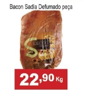 Calvo Atacadista Bacon Sadia Defumada peca 1kg oferta