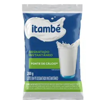 Extrabom Supermercados Leite em pó itambé desnatado pacote 200g oferta