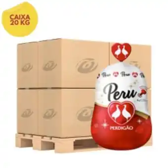 Carvalho Supermercado Caixa peru congelado temperado perdigao 20kg oferta