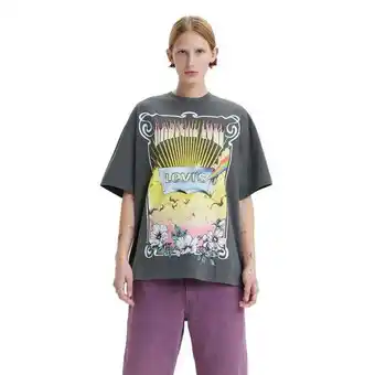Levi's Camiseta levi's graphic short stack tee oferta