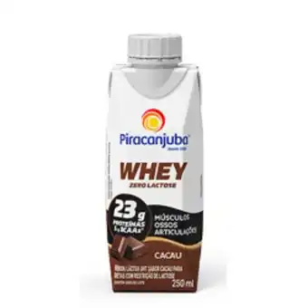 Bebida lactea piracanjuba whey cacau 250ml