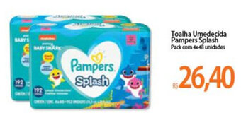Atacadão Toalha Umedecida Pampers Splash oferta
