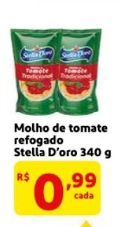 Molho de Tomate refogado Stella D'oro 340g